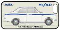 Ford Escort MkI Mexico 1970-74 (Blue) Phone Cover Horizontal